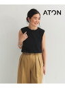 【別注】ATON / DRY COTTON JERSEY タンクトップ Demi-Luxe BEAMS デミルクス ビームス トップス ノースリーブ・タンクトッ...
