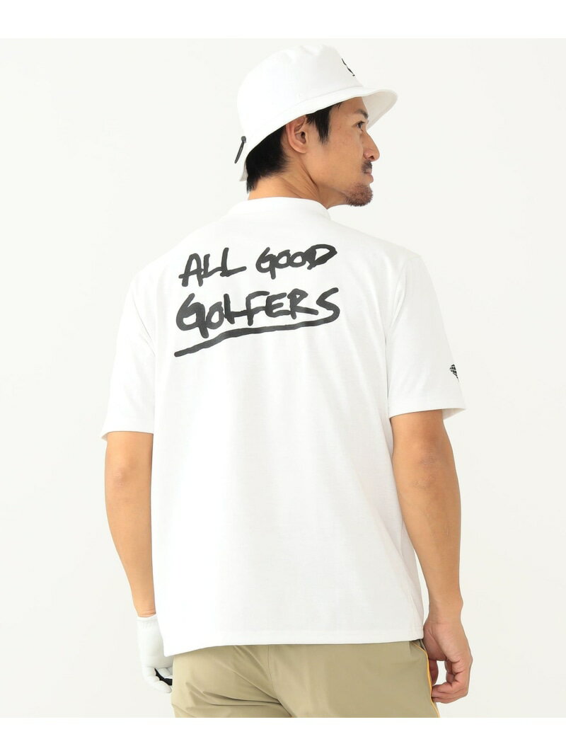 楽天BEAMS／ビームス＜MEN＞ALL GOOD FLOWERS * BEAMS GOLF / 別注 バッグロゴ モックネックシャツ BEAMS GOLF ORANGE LABEL ビームス ゴルフ トップス スウェット・トレーナー ホワイト ブラック【送料無料】[Rakuten Fashion]