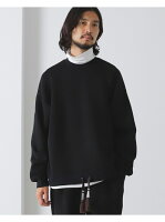 [Rakuten Fashion]BEAMS LIGHTS / ダンボールニット コード クルースウェット BEAMS LIGHTS ビームスライツ カットソー スウェット ブラック ネイビー