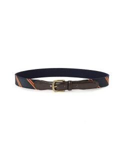 Ribbon Surcingle Belt 11-51-0128-168: Navy Ribbon Surcingle Belt 11-51-0128-168: Navy