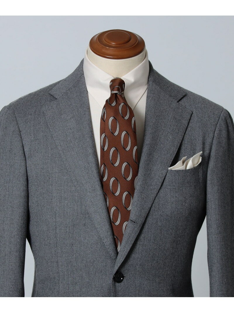 BR_PRNT_25AW4 Brilla per il gusto ビームス メン スーツ・フォーマル ネクタイ・蝶ネクタイ ブラウン グリーン【送料無料】[Rakuten Fashion]