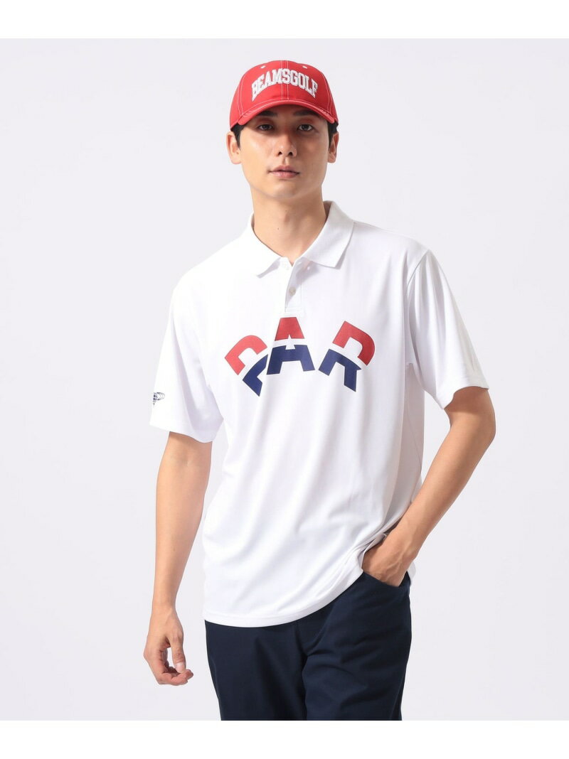 ORANGE LABEL / PARロゴ ポロシャツ(吸水速乾・UVカット) BEAMS GOLF ORANGE LABEL ビームス ゴルフ トップス ポロシャツ グレー ネイビー ホワイト【送料無料】[Rakuten Fashion]