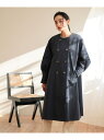 【SALE/30%OFF】バックタック ノーカラー ロングコート(S~M) きれいめ 25SS BEAMS HEART WOMEN ビームス ハート ジャケット...