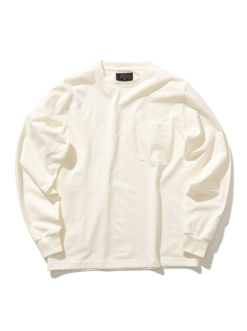 BEAMS PLUS / コットン ポケット Tシャツ BEAMS PLUS ビームス メン トップス カットソー・Tシャツ グレー ホワイト ブラック ネイビー【送料無料】[Rakuten Fashion]