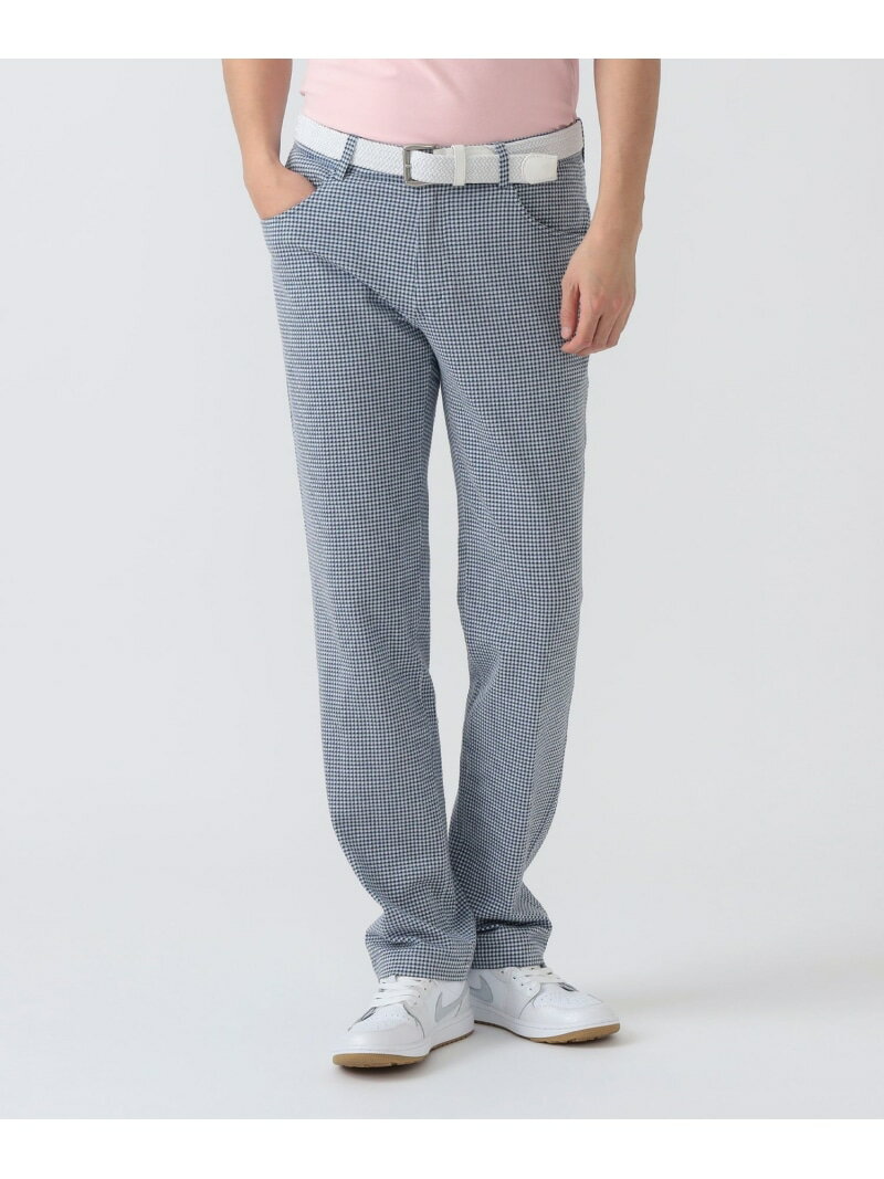 乐天商城 - PURPLE LABEL / ギンガムチェック 7ポケット パンツ BEAMS GOLF PURPLE LABEL ビームス ゴルフ パンツ その他のパンツ ネイビー グレー【送料無料】[Rakuten Fashion]