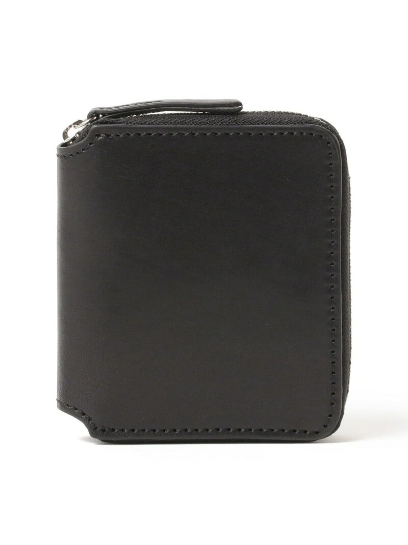 ジップ レザーウォレット BEAMS ビームス メン 財布・ポーチ・ケース 財布 ブラック【送料無料】[Rakuten Fashion]
