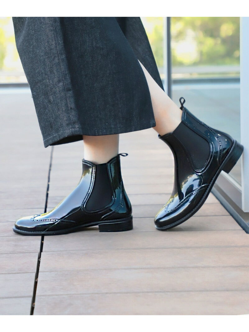 Traditional Weatherwear / ウイングチップ サイドゴア レインブーツ Demi-Luxe BEAMS デミルクス ビームス シューズ 靴 スニーカー ブラック【送料無料】 Rakuten Fashion
