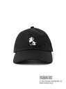 PEANUTS スヌーピー 刺繍 キャップ BEAMS GOLF ビームス ゴルフ 帽子 キャップ ホワイト ブラック【送料無料】[Rakuten Fashio...