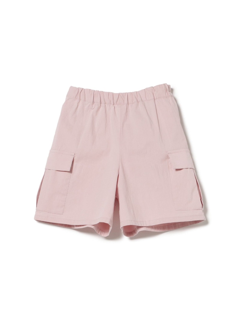 【WEB限定】カーゴ キュロット 2026SS(90~140cm) 通学 通園 キッズ お着換え 旅行 子供服 外遊び BEAMS mini ビームス ミニ パンツ その他のパンツ ピンク グリーン[Rakuten Fashion]