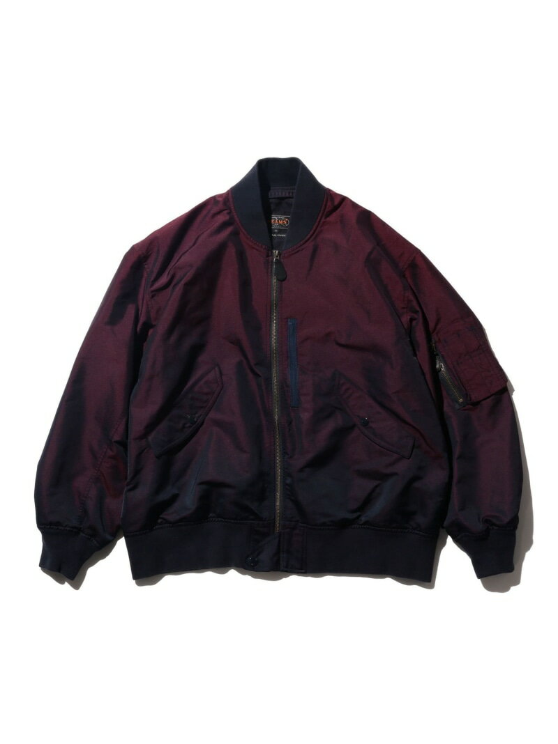 MIL Flight Jacket Iridescent Twill BEAMS PLUS ビームス メン ジャケット・アウター ブルゾン・ジャ..