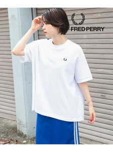 FRED PERRY * Ray BEAMS /  Reluxed Pique T-shirt Ray BEAMS ӡॹ  ȥåץ åȥT ۥ磻 ֥åͽ*̵[Rakuten Fashion]
