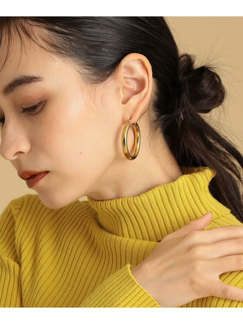 Ray BEAMS / パイプ フープ ピアス Ray BEAMS ビームス ウイメン アクセサリー・腕時計 その他のアクセサリー・腕時計 ゴールド シルバー【送料無料】[Rakuten Fashion]