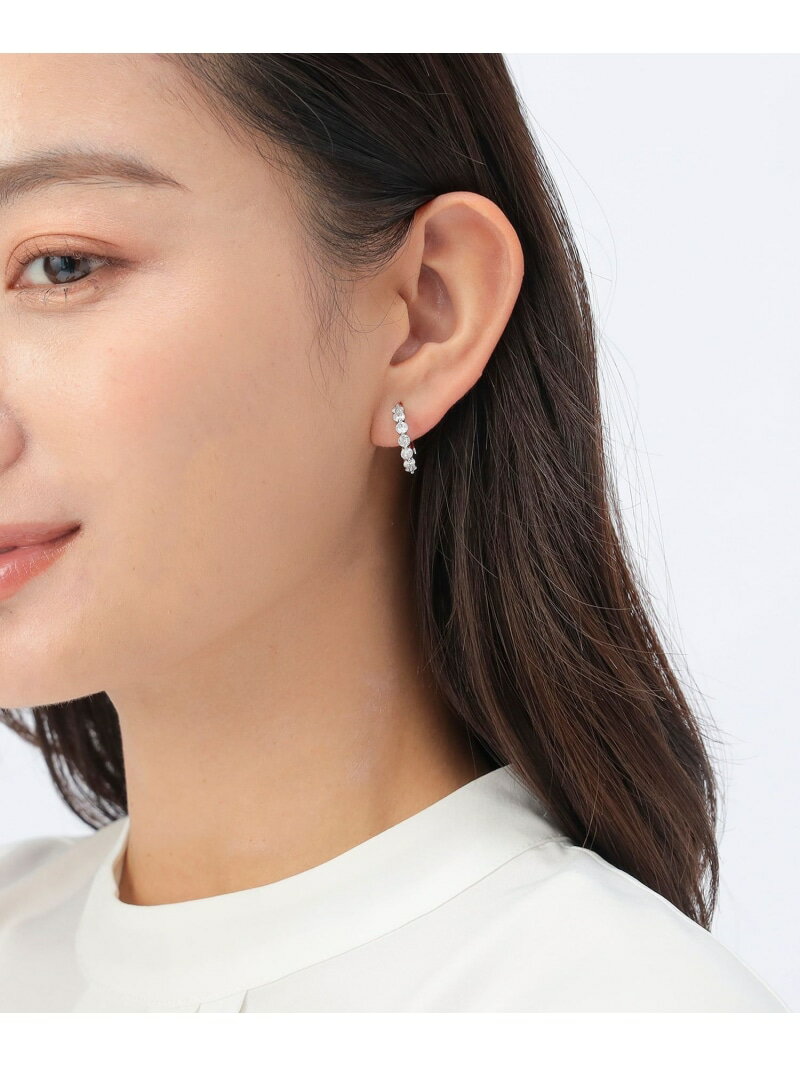 ジルコニア ハーフ イヤリング BEAMS HEART WOMEN ビームス ハート アクセサリー・腕時計 イヤリング・イヤーカフ ゴールド シルバー【先行予約...