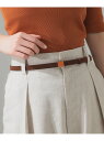 LEFIJE / Alaska ベルト Demi-Luxe BEAMS デミルクス ビームス ファッション雑貨 ベルト ブラウン ベージュ【送料無料】[Raku...