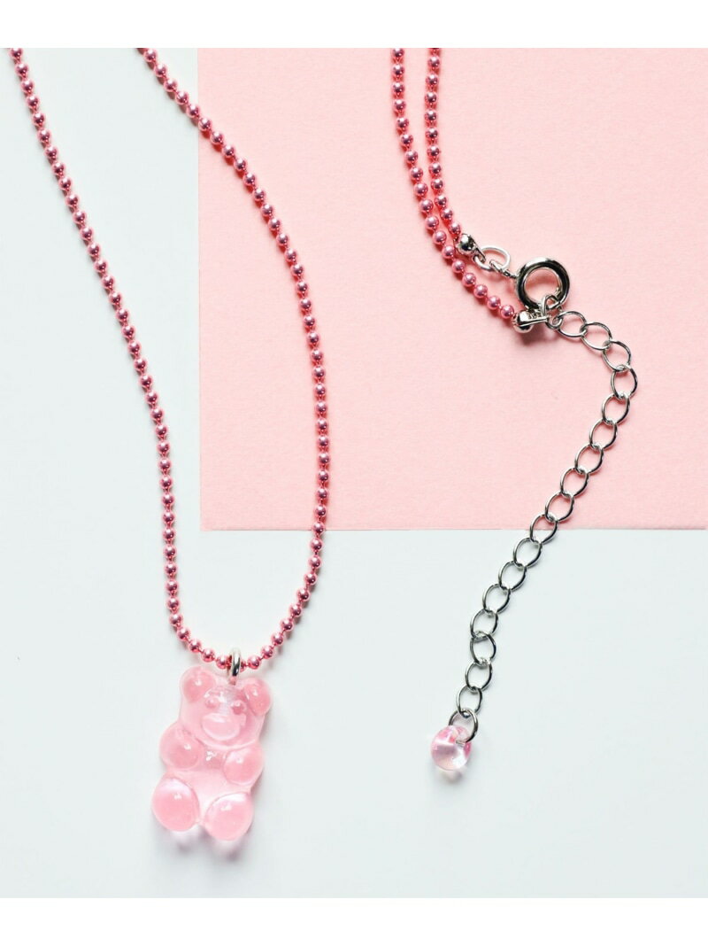 カラーボール チャーム クマ ネックレス Ray BEAMS ビームス ウイメン アクセサリー・腕時計 その他の..