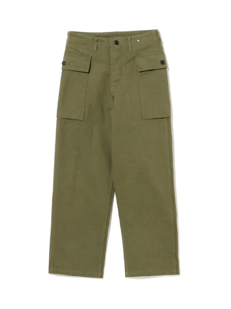 Rakuten - BUZZ RICKSON'S / TROUSERS HERRINGBONE TWILL SPECIAL BEAMS BOY ビームス ウイメン パンツ その他のパンツ グリーン【送料無料】[Rakuten Fashion]