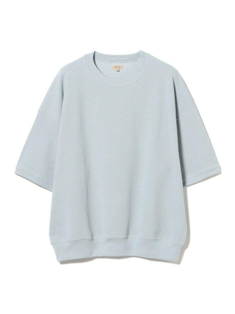 乐天商城 - Sanca / Cotton Hemp Surf Knit Crew BEAMS BOY ビームス ウイメン トップス ベスト・ジレ ブルー【送料無料】[Rakuten Fashion]