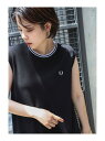 FRED PERRY * Ray BEAMS / 別注 Tipped Dress Ray BEAMS ビームス ウイメン ワンピース・ドレス その他のワンピース・ドレス ブラック ホワイト【送料無料】[Rakuten Fashion]