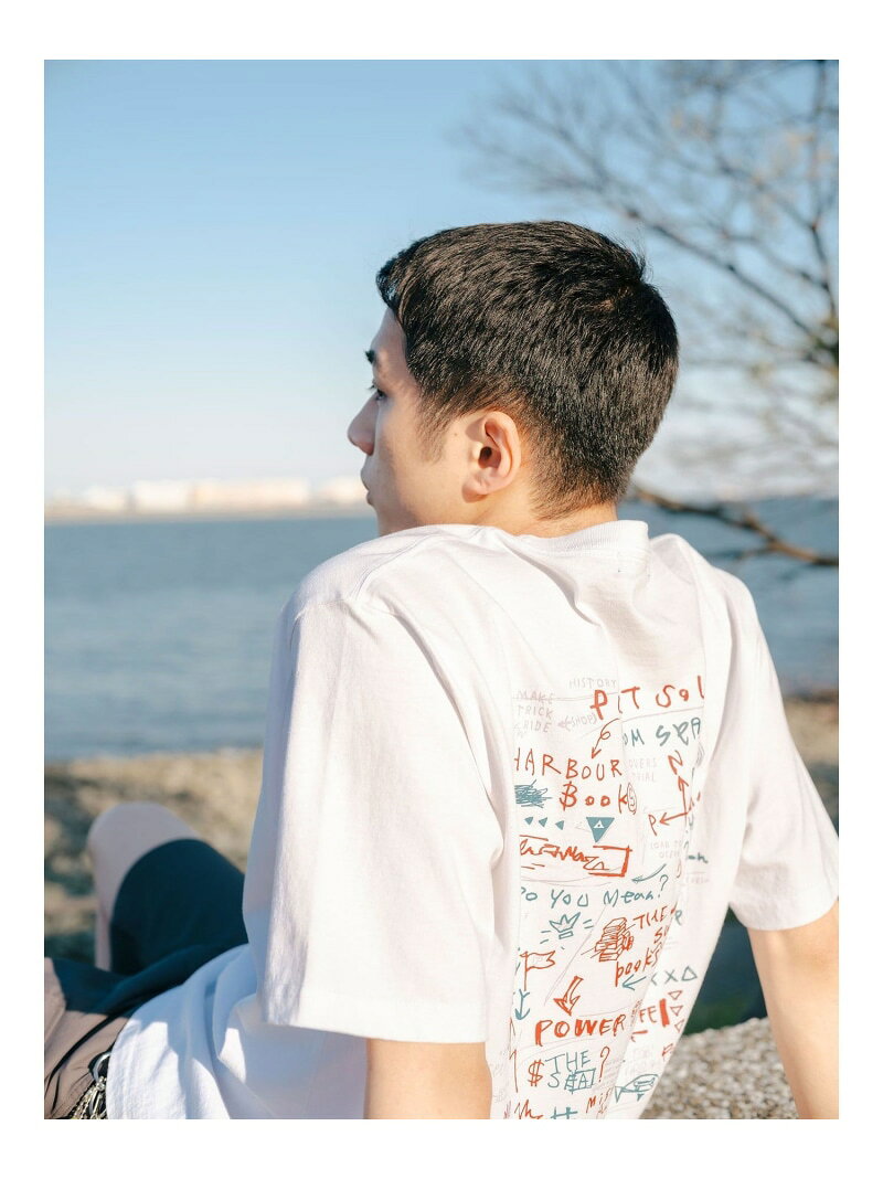 乐天商城 - ブックストア グラフィック Tシャツ BEAMS HEART MEN ビームス ハート トップス カットソー・Tシャツ ホワイト グレー【送料無料】[Rakuten Fashion]
