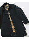 【撥水 透湿 防風】Barbour BEAMS PLUS / 別注 BORDER 2Layer Classic Fit バブアー 24SS 春アウター スプリンコート BEAMS MEN ビームス メン ジャケット アウター その他のジャケット アウター ネイビー【送料無料】 Rakuten Fashion