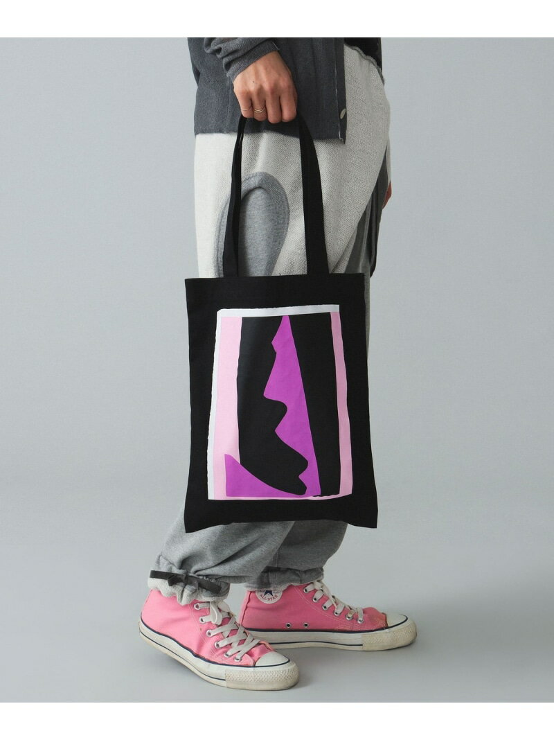 BEAMS トートバッグ メンズ National Galleries Of Scotland * maturely / 別注 Print Bag BEAMS BOY ビームス ウイメン バッグ トートバッグ ブラック ピンク【送料無料】[Rakuten Fashion]