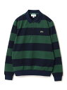 <WOMEN>【別注】LACOSTE / ボーダー ロングスリーブ ポロシャツ BEAMS GOLF ORANGE LABEL ビームス ゴルフ トップス ポロ...