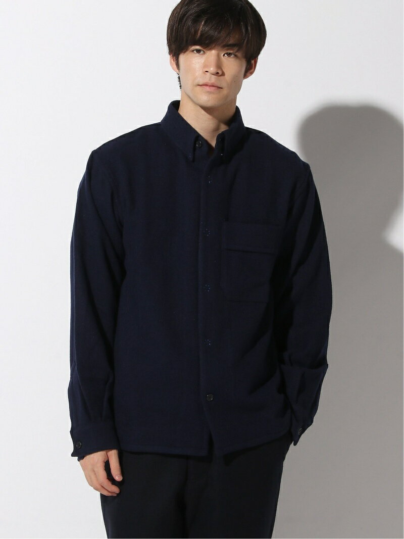 Tweed CPO Shirt 11-18-4961-063: Navy
