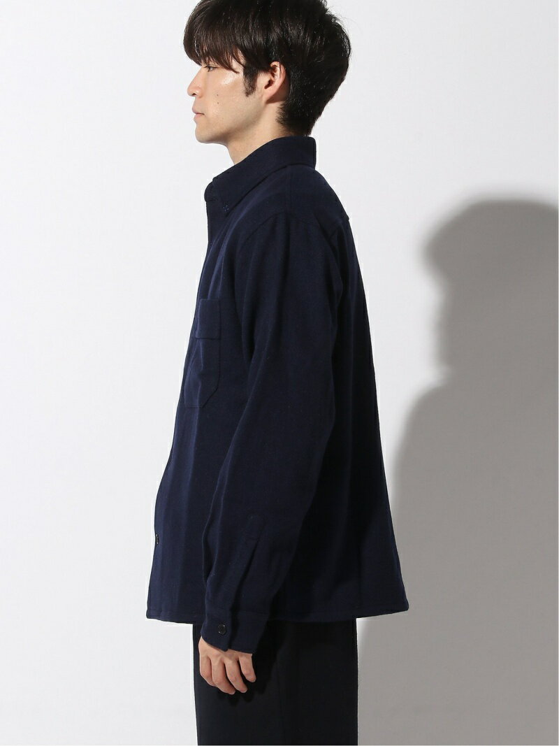 Tweed CPO Shirt 11-18-4961-063: Navy