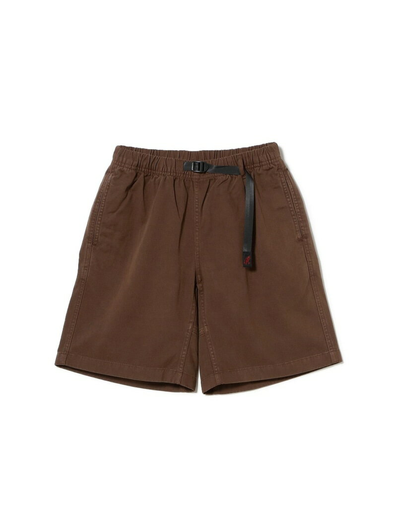 BEAMS｜Gramicci / G-SHORT｜メンズ ショートパンツ ハーフパンツ｜グラミチ オーガニックコットンツイル｜ガセットクロッチ ウェビングベルト｜耐久性 高密度｜春夏 BEAMS ビームス メン パンツ その他のパンツ グリーン ブラック【送料無料】[Rakuten Fashion]