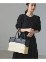 A VACATION / ラタン バスケット Demi-Luxe BEAMS デミルクス ビームス バッグ トートバッグ ブラウン ブラック【送料無料】[Rak...