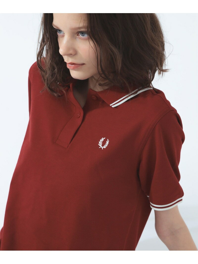 FRED PERRY / Twin Tipped ポロシャツ G3600 Ray BEAMS ビームス ウイメン トップス ポロシャツ レッド