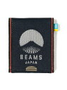 高田織物 * BEAMS JAPAN / 別注 畳べり ビームス ジャパン ロゴ カード &コイン ウォレット 銘品のススメ 財布 カードケース BEAMS JAPAN ビームス ジャパン 財布・ポーチ・ケース その他の財布・ポーチ・ケース ネイビー レッド[Rakuten Fashion]