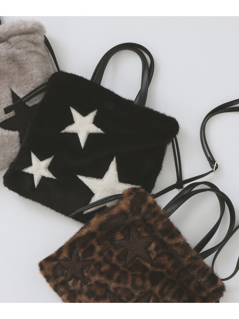 【別注】CONTROL FREAK / ★ファー バッグ Ray BEAMS ビームス ウイメン バッグ トートバッグ ブラック【送料無料】[Rakuten Fashion]のサムネイル