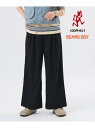 【別注】Gramicci / 2プリーツ ワイド スラックス 25FW BEAMS BOY ビームス ウイメン パンツ その他のパンツ ネイビー グレー【先行予...