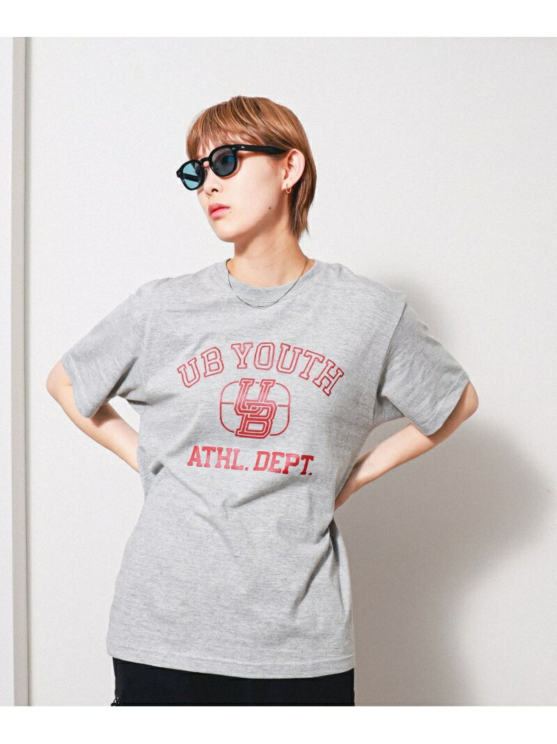 【SALE／30%OFF】BEAMS / UB YOUTH Tシャツ ロゴTシャツ BEAMS T ビームスT トップス カットソー・Tシャツ グレー ネイビー【RBA_E】[Rakuten Fashion]のサムネイル