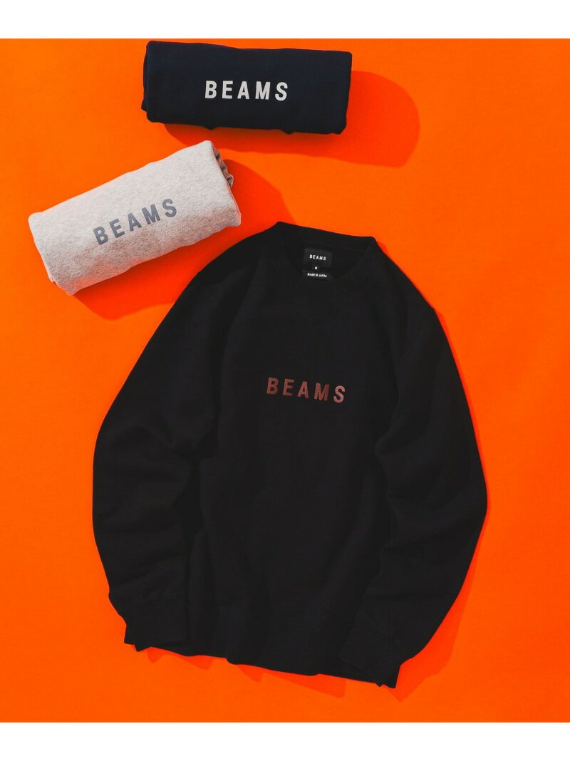 ビームス トレーナー メンズ BEAMS / BEAMS クルーネック スウェットシャツ BEAMS MEN ビームス メン トップス スウェット・トレーナー ブラック グレー ネイビー【送料無料】[Rakuten Fashion]