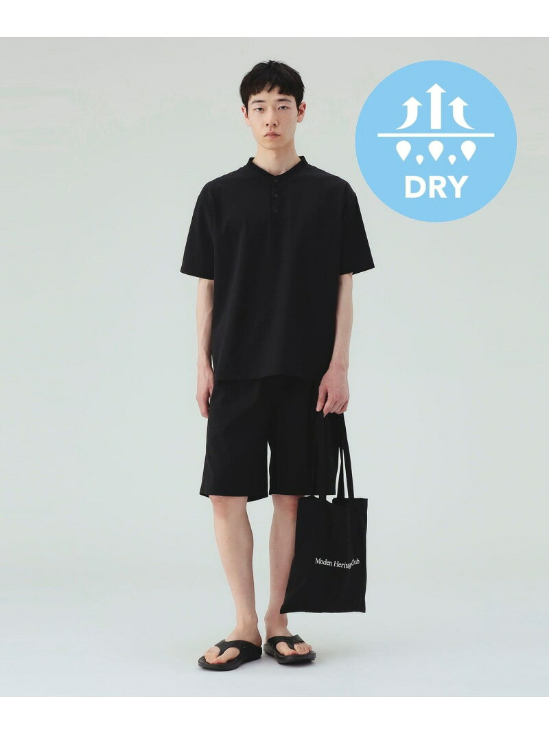 【SALE／40%OFF】【7/24値下げ】ドライタッチ セットアップ & トートバッグ(吸水速乾) BEAMS HEART MEN ビームス ハート トップス カットソー・Tシャツ グレー ブラック【RBA_E】【送料無料】[Rakuten Fashion] beams-10096698 BEAMS/ビームス サンプル画像3