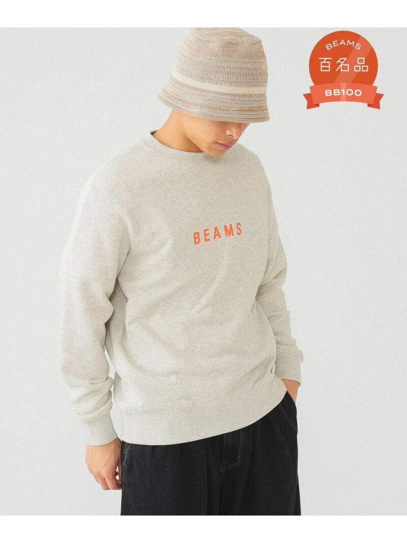 ビームス トレーナー メンズ BEAMS / BEAMS ロゴ スウェット 24SS BEAMS ビームス メン トップス スウェット・トレーナー ホワイト グレー ブラック ネイビー【送料無料】[Rakuten Fashion]