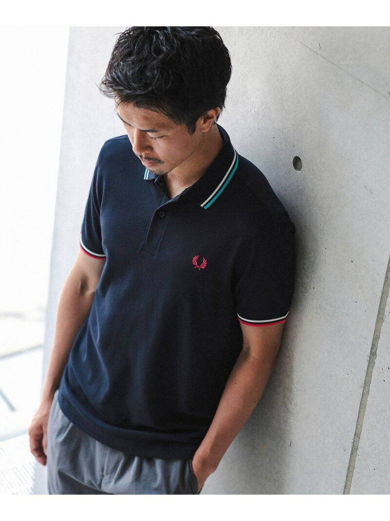 フレッドペリー FRED PERRY * BEAMS / 別注 M3600 ティップライン ポロシャツ BEAMS ビームス メン トップス ポロシャツ ネイビー ブラック【送料無料】[Rakuten Fashion]