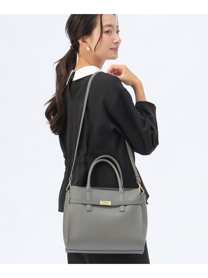 ベルト 金具 バッグ BEAMS HEART WOMEN ビームス ハート バッグ ショルダーバッグ グレー【送料無料】[Rakuten Fashion]