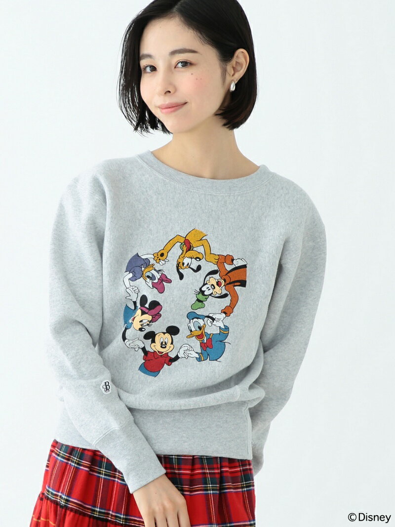 [Rakuten BRAND AVENUE]【SALE／37%OFF】Champion / 別注 リバースウィーブ クルーネック スウェット Disney（ディズニー） ビームス ウイメン カットソー【RBA_S】【RBA_E】【送料無料】