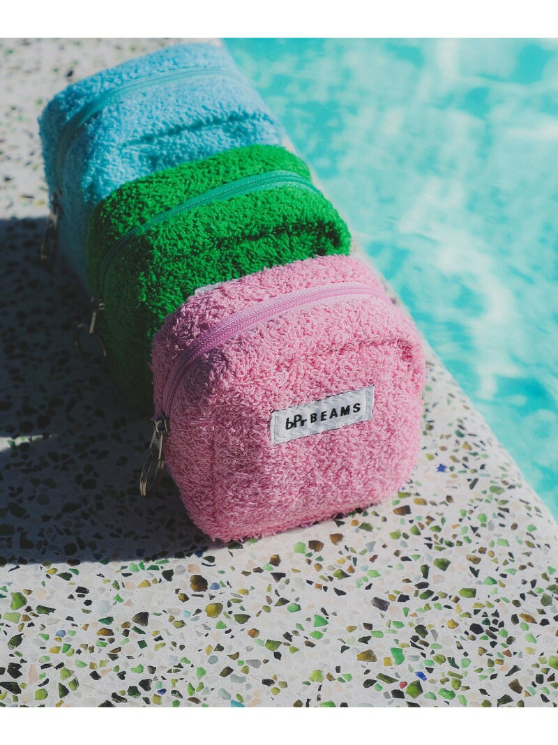 【SALE/40%OFF】パイル ポーチ S bPr BEAMS ビームス メン 財布・ポーチ・ケース ポーチ グリーン ピンク ブラウン ネイビー【RBA_E...