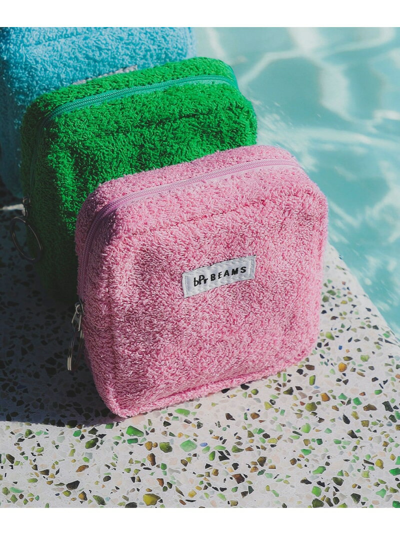 【SALE/40%OFF】パイル ポーチ M bPr BEAMS ビームス メン 財布・ポーチ・ケース ポーチ ピンク ブラウン グリーン ネイビー【RBA_E...