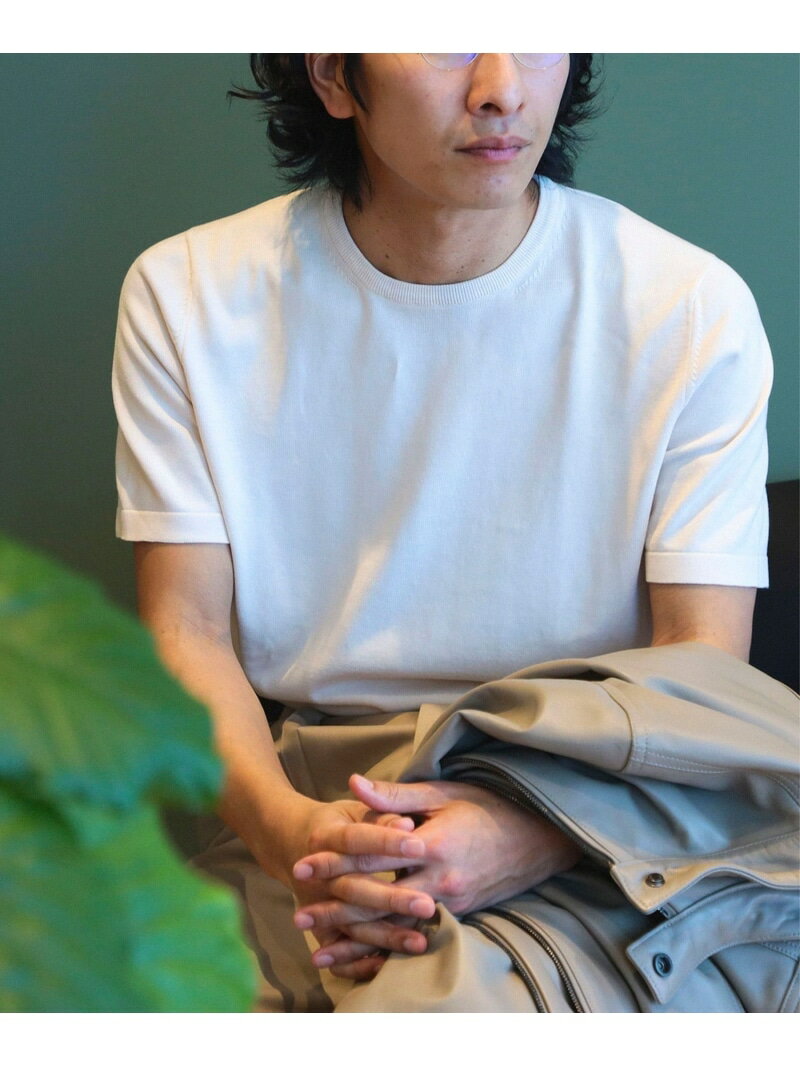 Rakuten - GRAN SASSO / 12ゲージ クルーネック ニット Tシャツ Brilla per il gusto ビームス メン トップス カットソー・Tシャツ ブラウン グリーン ホワイト ブラック ネイビー【送料無料】[Rakuten Fashion]