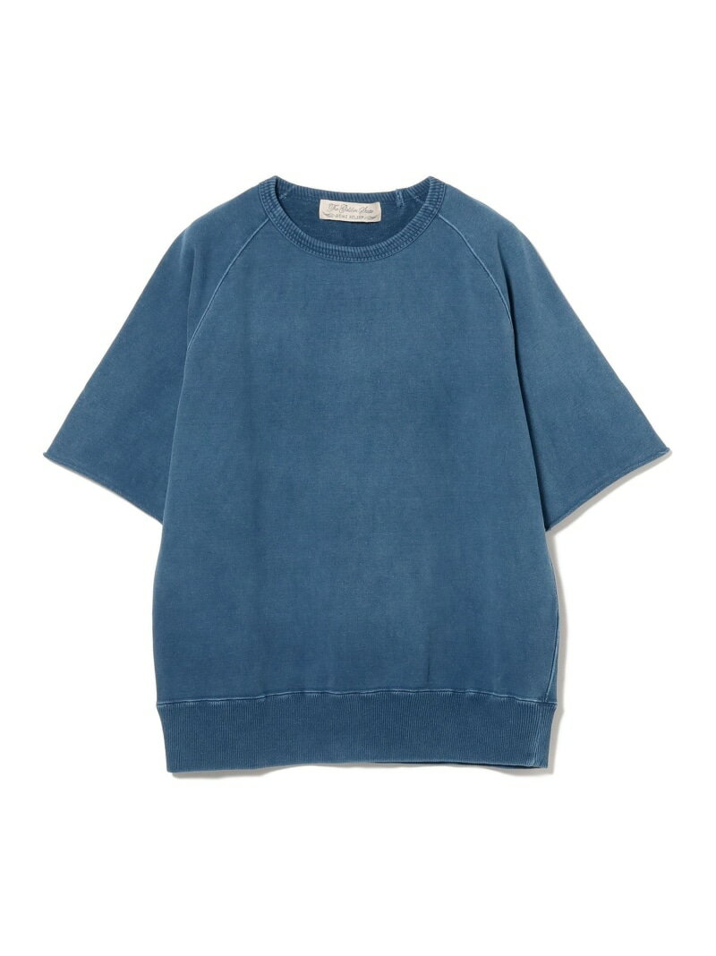 BEAMS PLUS｜【別注】REMI RELIEF / Cut Off Short Sleeve Sweat Indigo｜メンズ トップス 半袖 スウェット｜インディゴ加工 自然な褪色加工｜オーガニックコットン 厚手 裏毛｜ヴィンテージ風｜春夏 BEAMS PLUS ビームス メン トップス スウェ【送料無料】 Rakuten Fashion