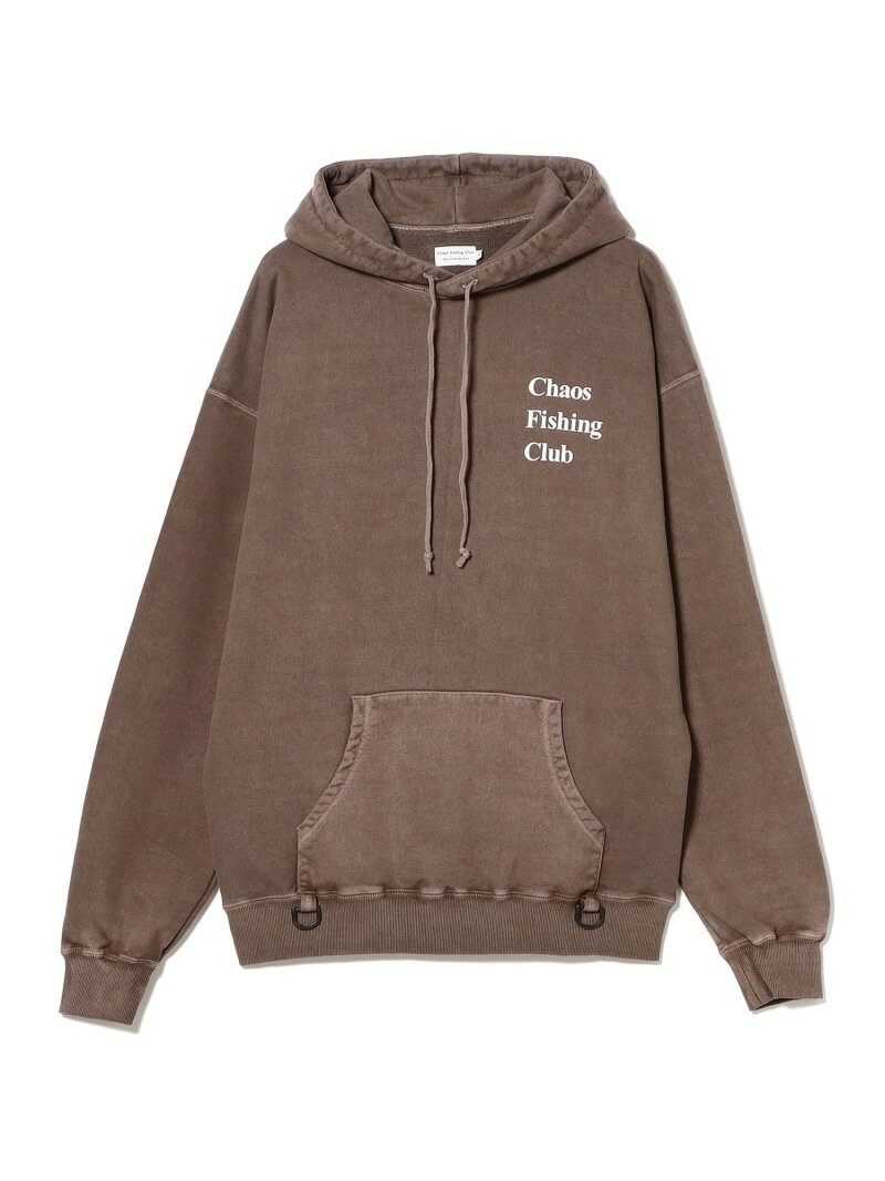 Chaos Fishing Club / Logo Pigment Hoodie BEAMS T ビームスT トップス スウェット・トレーナー ブラック ブラウン【送料無料】[Rakuten Fashion]