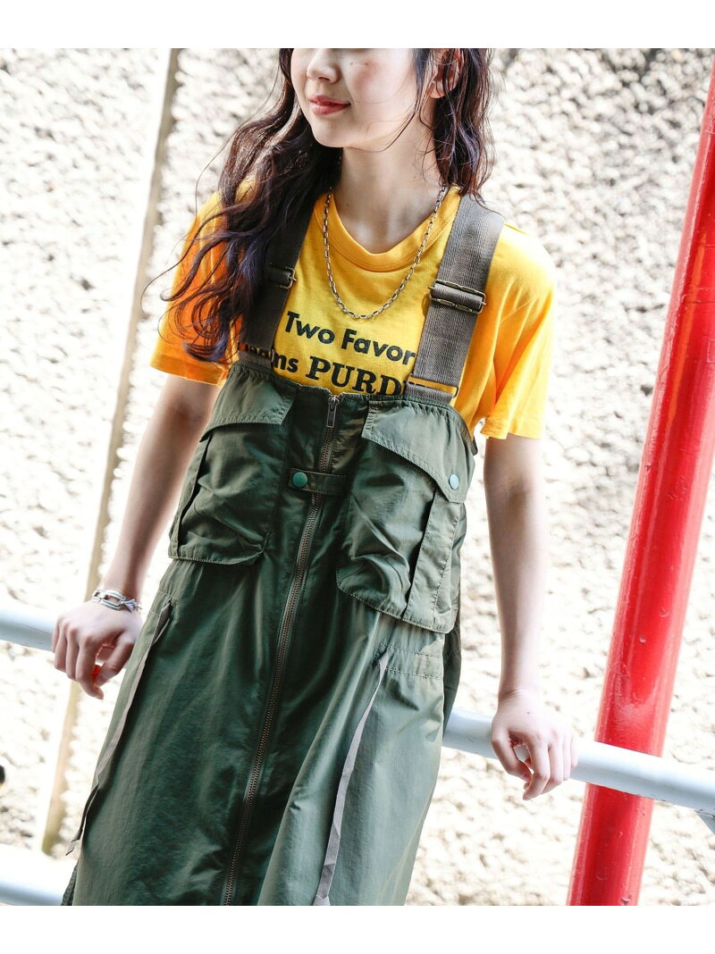 ナイロン フィッシング ベスト アレンジ ワンピース BEAMS BOY ビームス ウイメン ワンピース・ドレス ワンピース ブラック グリーン【送料無料】[Rakuten Fashion]
