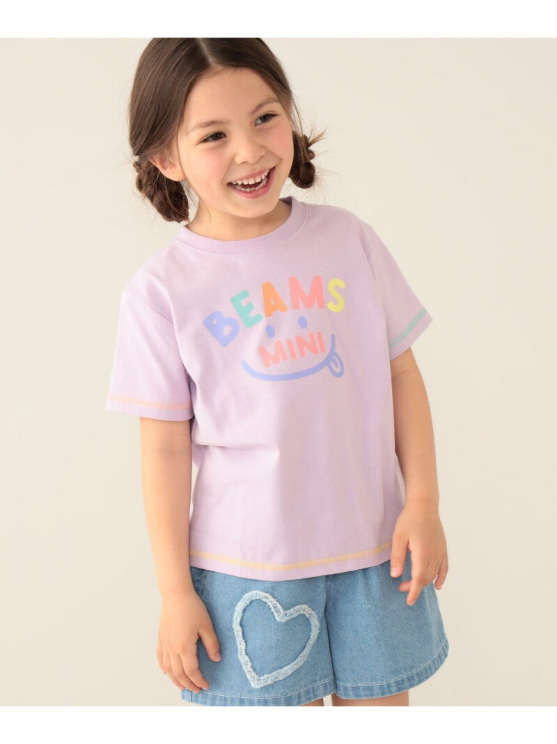 BEAMS mini / ޥ  T 24SS(90~130cm) BEAMS mini ӡॹ ߥ ȥåץ åȥT ѡץ ꡼ ͥӡ[Rakuten Fashion]