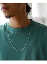 ビームス ネックレス メンズ BEAMS / ナロー チェーン ネックレス SILVER925 BEAMS MEN ビームス メン アクセサリー・腕時計 ネックレス シルバー【送料無料】[Rakuten Fashion]