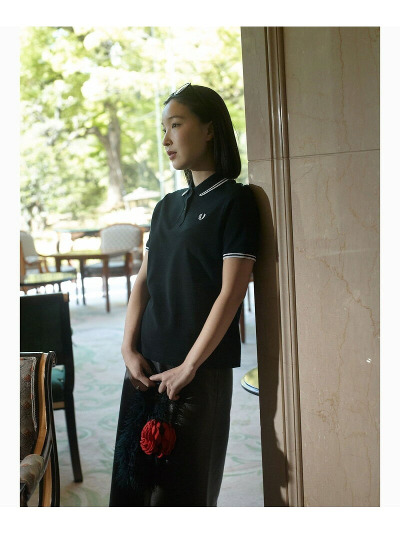 【期間限定】FRED PERRY / ツイン ティップド ポロシャツ Ray BEAMS ビームス ウイメン トップス ポロシャツ ホワイト ブルー ブラック【送料無料】[Rakuten Fashion]